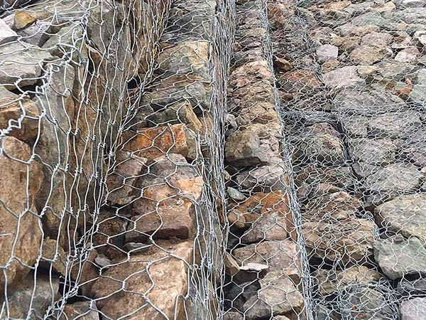 Cesta de gaviones de acero