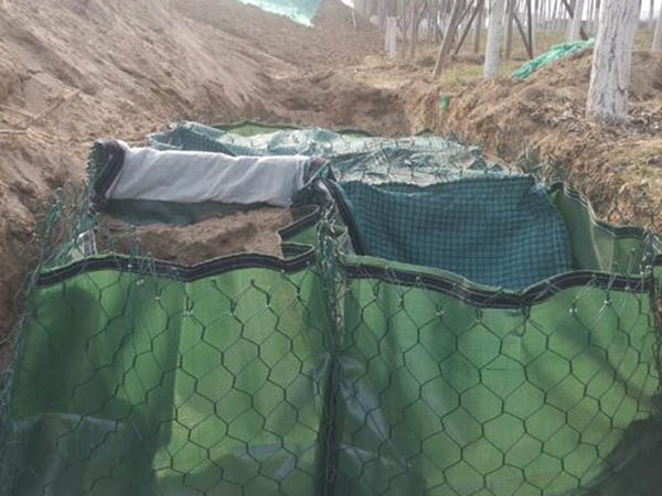 Cesta de gaviones de PET